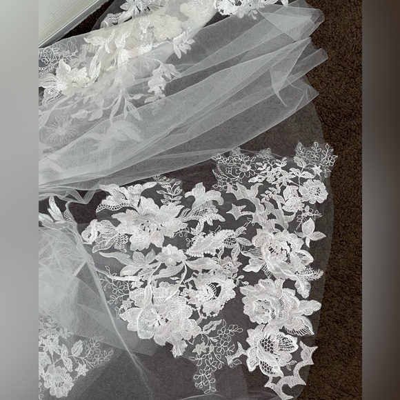 NWOT Lulu’s Bridal Everlasting Affection Lace Backless Mermaid Wedding Dress - Picture 8 of 16